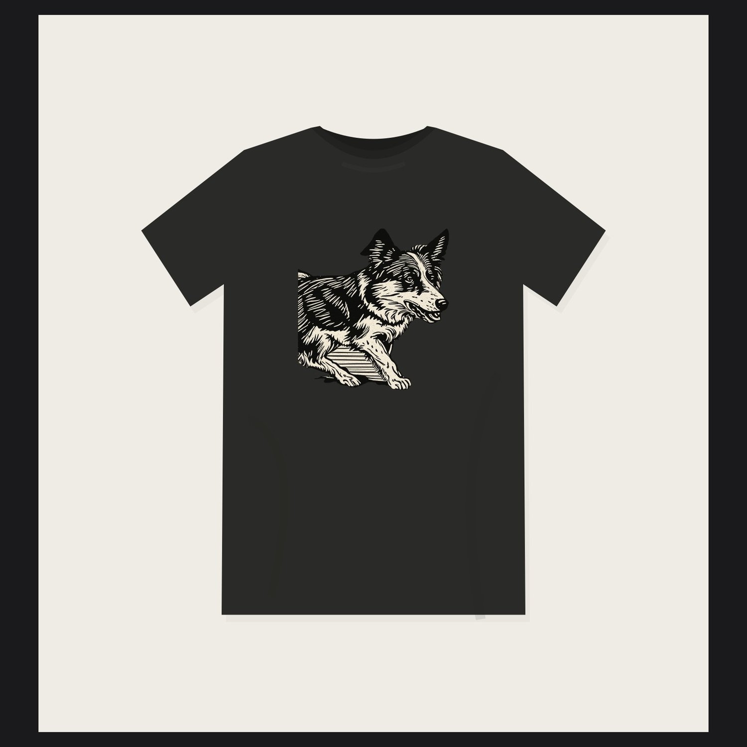 Barn Boss Border Collie tee