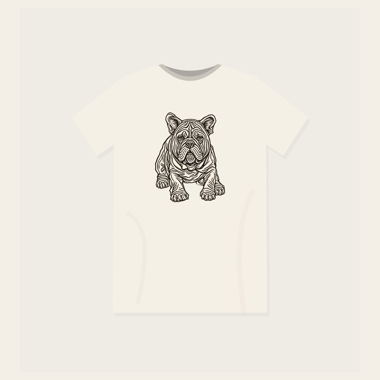 Couch Potato Official English Bulldog tee