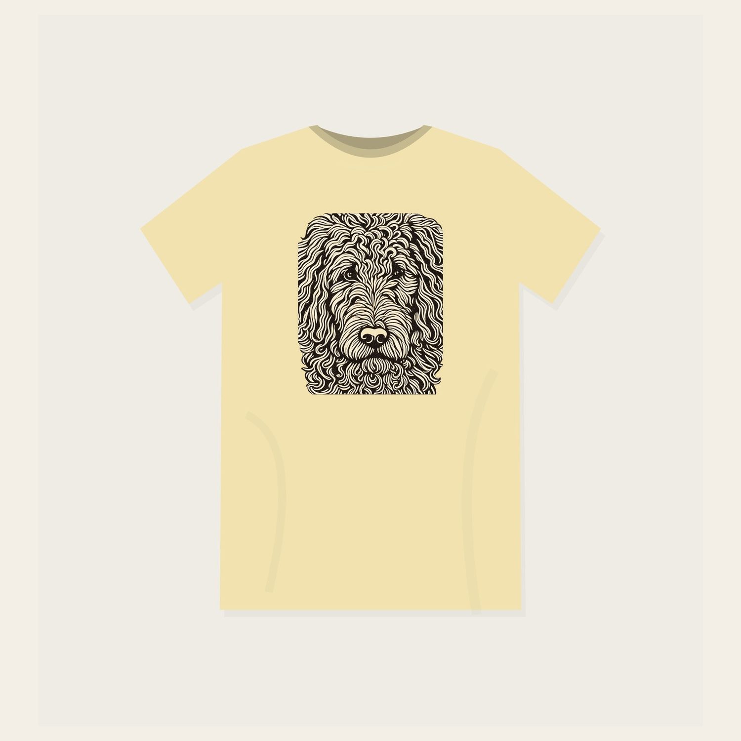 Muddy Paws Club Goldendoodle tee
